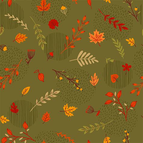 Abstract seamless autumn pattern 676441 Vector Art at Vecteezy