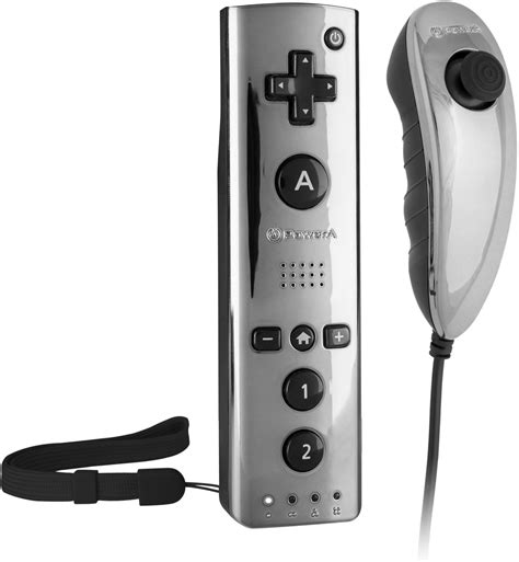 Power A Chromatic Wiimote Motion Plus Controller for Nintendo Wii/Wii U, Gun Metal (Open Box ...