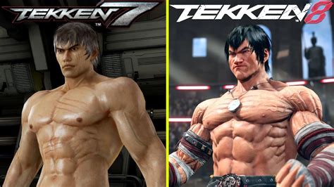 Comparación gráfica de Tekken 8 y Tekken 7 corriendo en una RTX 3080