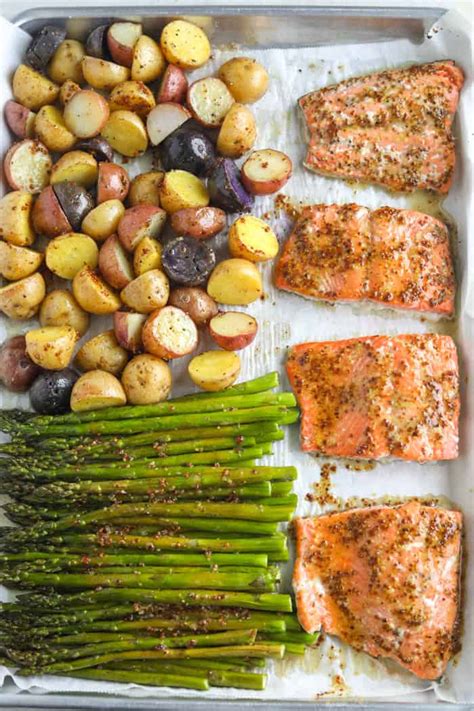 Easy One Pan Salmon Dinner - Erin Lives Whole