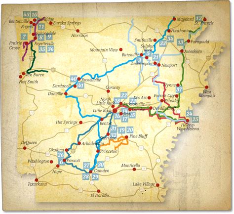 Civil War Trails in Arkansas - Civil War Driving Tour