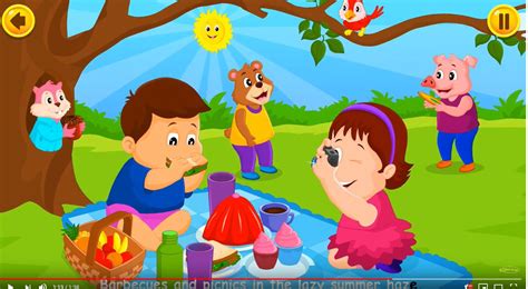 Summer Season For Kids Clipart