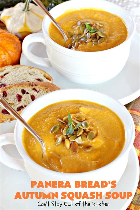 Panera Bread’s Autumn Squash Soup – Can't Stay Out of the Kitchen