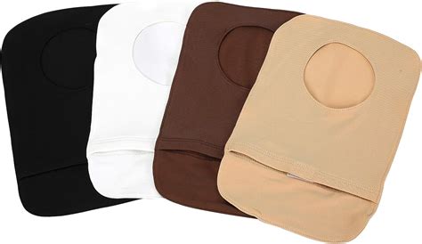 Amazon.com: 4Pcs Stretchy Colostomy Bag Covers with Round Opening ...