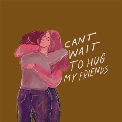 Best Friends Hug GIF by BrittDoesDesign - Find & Share on GIPHY