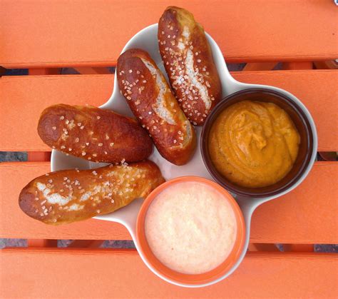 Pretzel Sticks with Two Sauces for #10DaysofTailgate | Easy sauce, Easy beer cheese, Pretzel sticks