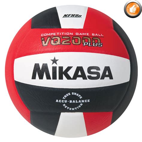 Mikasa indoor competition ball, black / white / red