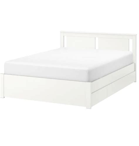 IKEA bed frame with storage, Furniture & Home Living, Furniture, Bed ...