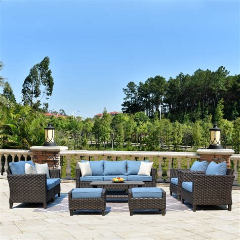 ovios Patio furnitue, Outdoor Furniture Sets,Morden Wicker Patio ...