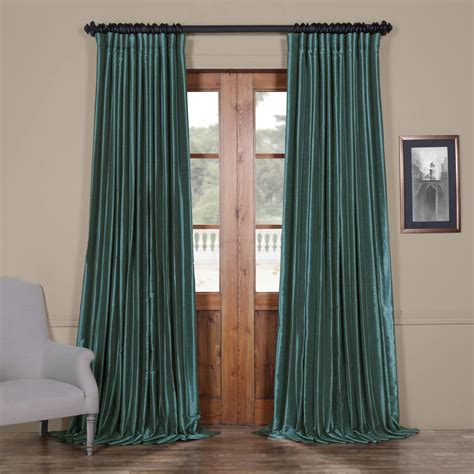 Exclusive Fabrics Faux Silk Extra-Wide Blackout Curtain - Walmart.com