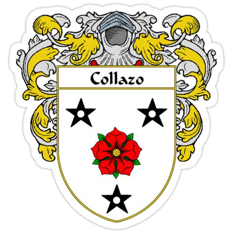 "Collazo Coat of Arms/Family Crest" Stickers by William Martin | Redbubble