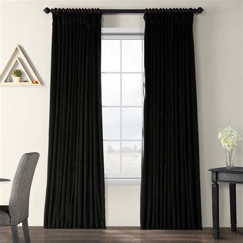 black velvet curtains