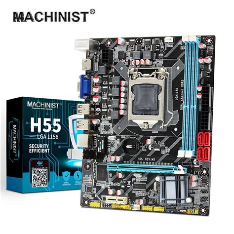 Motherboards MACHINIST H55 Motherboard Socket LGA 1156 Supports DDR3 ...