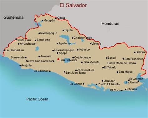 FAMSI - Mapa de El Salvador