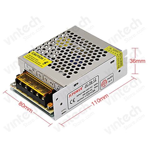 Switching Power Supply 12V 3A _ุW | Vintech Store