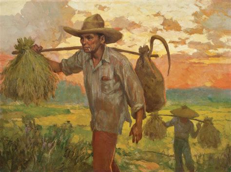 Filipino Farmer Painting