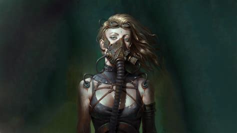 Girl Wearing Mask Cyberpunk Wallpaper, HD Artist 4K Wallpapers, Images and Background ...