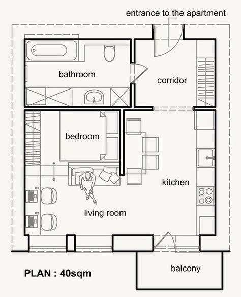 45 New Ideas For Apartment Floor Plan Micro