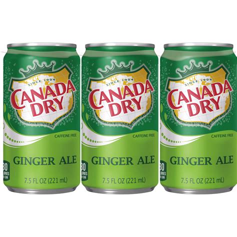 Canada Dry Ginger Ale 7.5 oz Cans - Shop Soda at H-E-B