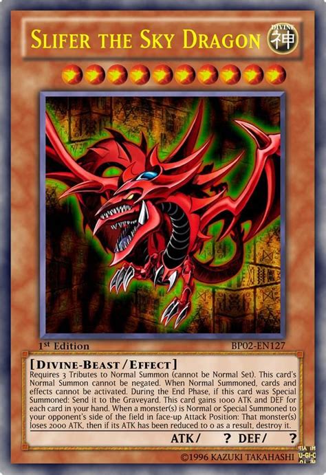 Slifer the Sky Dragon V2 by Kai1411 on DeviantArt | Yugioh dragon cards ...