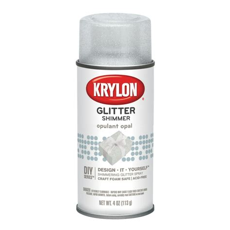 Krylon Glitter Shimmer Spray Paint, 4 oz., Opal - Walmart.com - Walmart.com