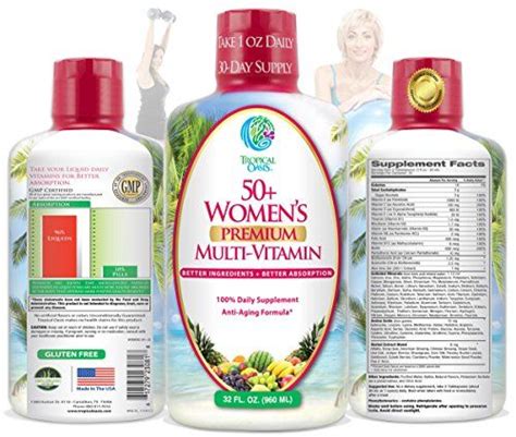 Premium Liquid Multivitamin for Women | Sugar Free Women’s Multivitamin ...