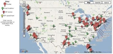 Verizon FiOS Availability Map Fiber Location Map | Map, Fiber optic ...