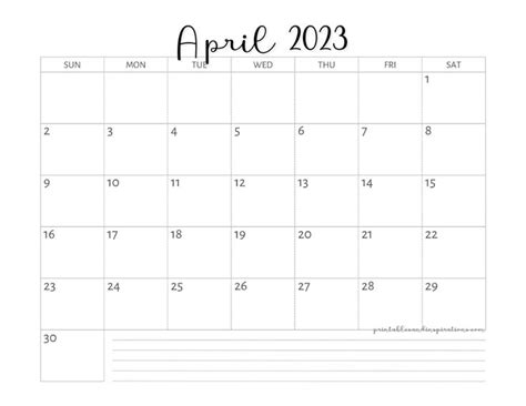 Free 2023 Calendar Printable PDF – Simple Minimalist - Printables and ...