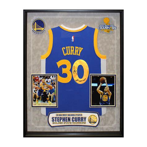 Framed + Signed NBA Jersey // Steph Curry II - Legends Of Basketball ...