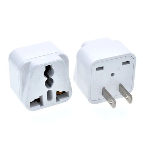 10pcs US 2 pin Type A Universal AC Travel Power flat plug adapter Converter Japan Taiwan ...