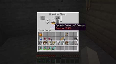 Minecraft – How to make a Splash Potion of Weakness (1:30)