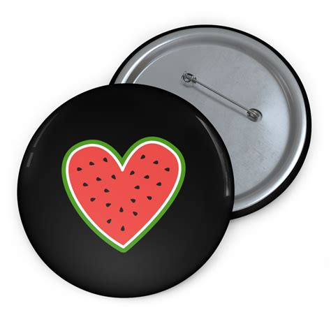 Palestine Flag Pin, Palestine Button Pin, Free Palestine Pin, Watermelon Pin, Human Rights Pin ...