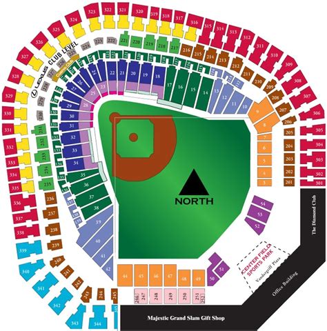 Texas Rangers Globe Life Park Seating Chart & Interactive Map - Texas ...