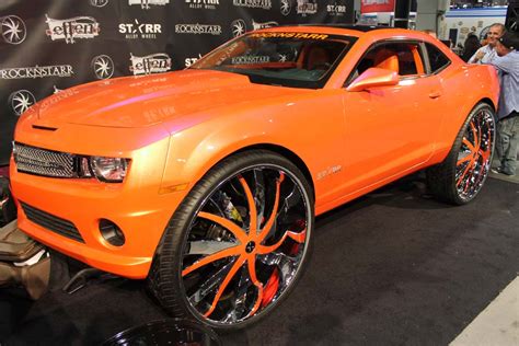 Car show Custom: First Camaro 34-Inch Wheels - Big Rims - Custom Wheels