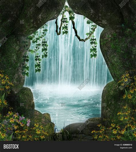 Cave Waterfall Image & Photo (Free Trial) | Bigstock