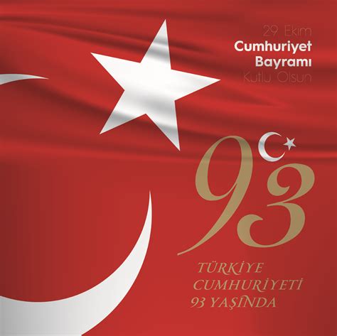 Vektörel Çizim | 29 Ekim Cumhuriyet Bayramı Kutlu Olsun