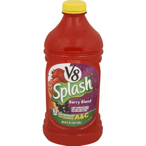 V8 Splash Juice Beverage, Berry Blend | Vegetable & Tomato | Chief Markets