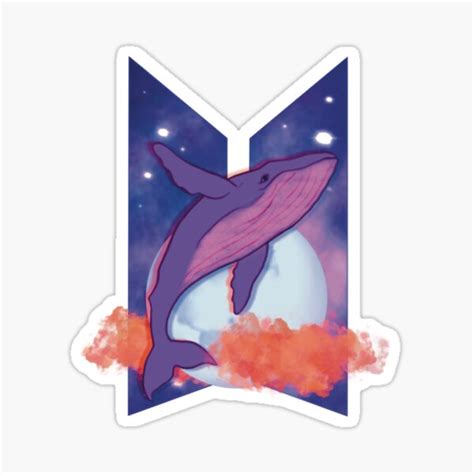 "Whalien 52" Sticker for Sale by bettinadoodles | Redbubble