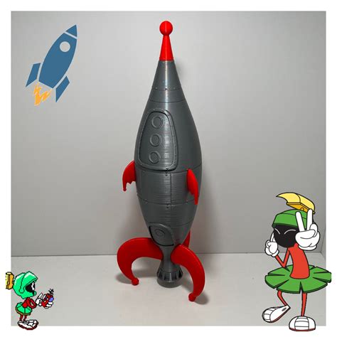 3D print Marvin the Martian's Rocket Ship - the Martian Maggot • made with CREALITY ENDER 3 V2・Cults