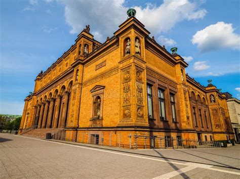 Hamburg Kunsthalle Art Museum Hdr Stock Photo - Image of urban, european: 96580656