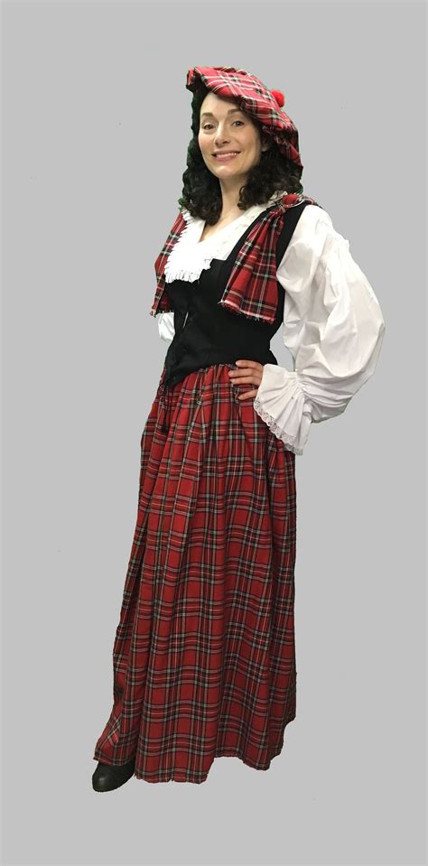 Ladies Traditional Scottish Costume, Highland Outfit