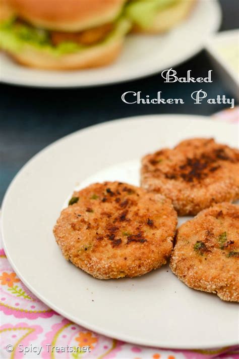 Spicy Treats: Tandoori Chicken Burger Recipe | Baked Chicken Patty ...