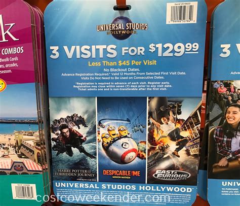 Costco Universal Studios Hollywood Tickets 2024 - Corny Laetitia