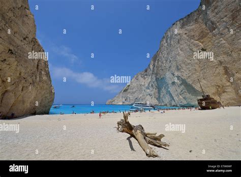 Shipwreck beach , Zakynthos Stock Photo - Alamy