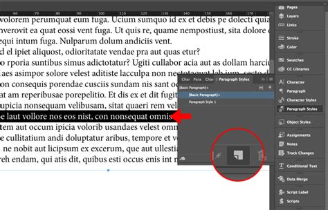 How to use InDesign paragraph styles
