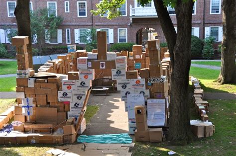 Box Fort | Cardboard box fort, Cardboard castle, Snow fort