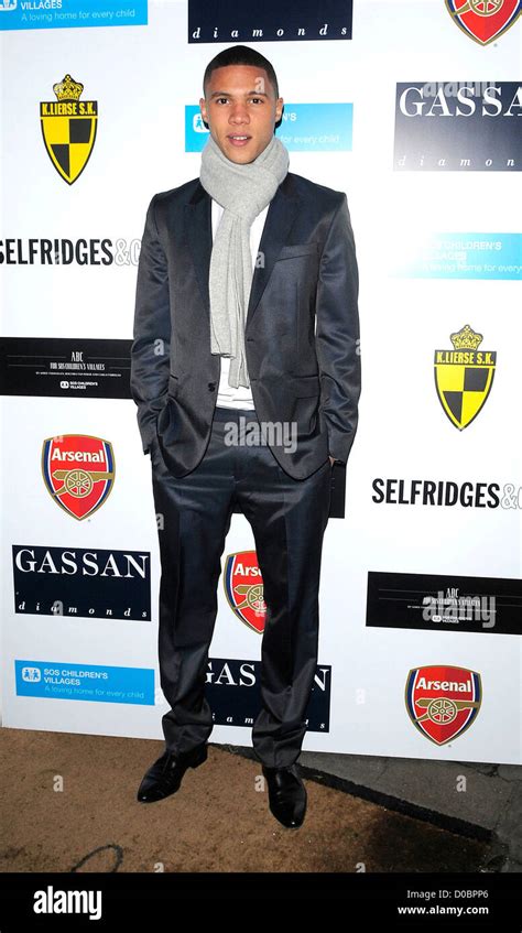 Kieran Gibbs arriving at ABC for SOS ball. London, England - 05.12.10 ...