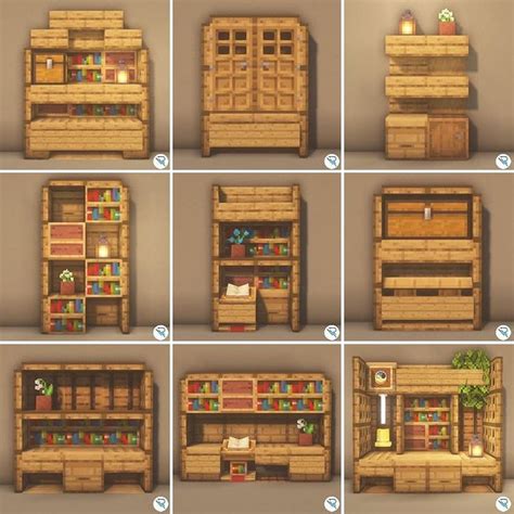 the steps to make a bed made out of wooden pallets and shelves in minecraft