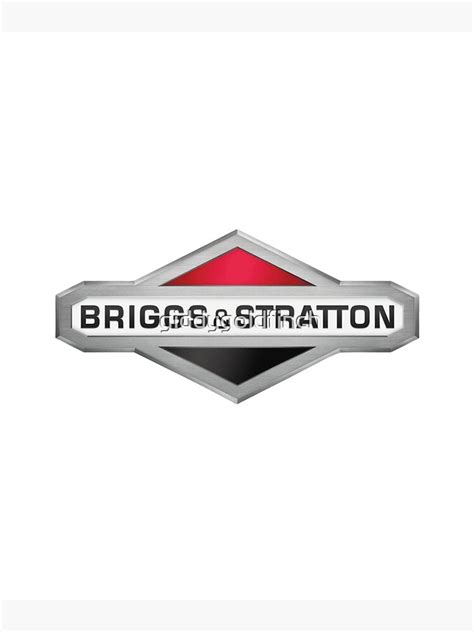 "Modern Briggs and Stratton Engines Logo Briggs and Stratton Power Logo" Poster for Sale by ...