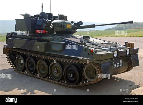 Scimitar tank during tank training at The Armour Centre at Bovington Stock Photo: 7287850 - Alamy